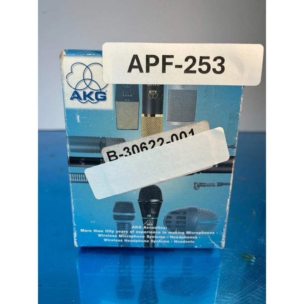AKG Black High-Performance Cardioid Condenser Microphone with Capsule Rugged‎